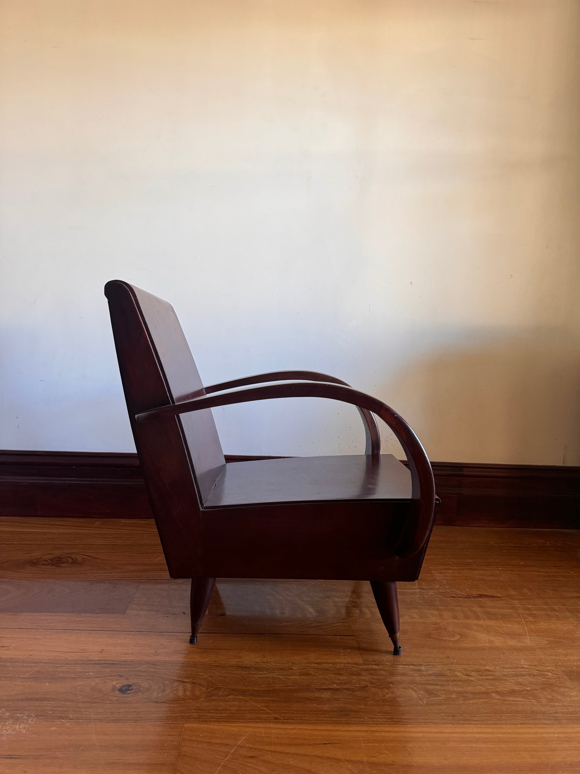 Hooped Mid Century Armchairs