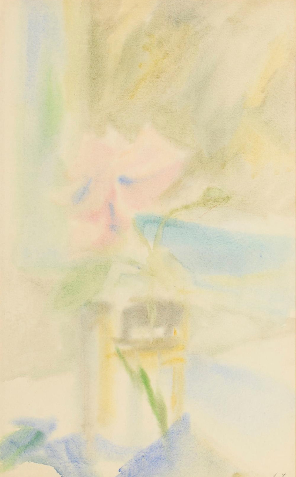 1950s Germany Watercolour Painting