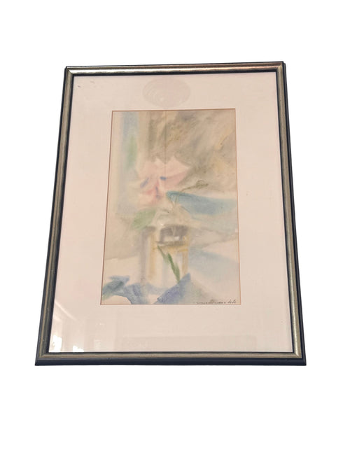 1950s Germany Watercolour Painting