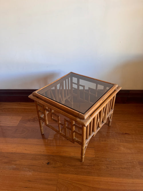 1970s Cane Coffee Table