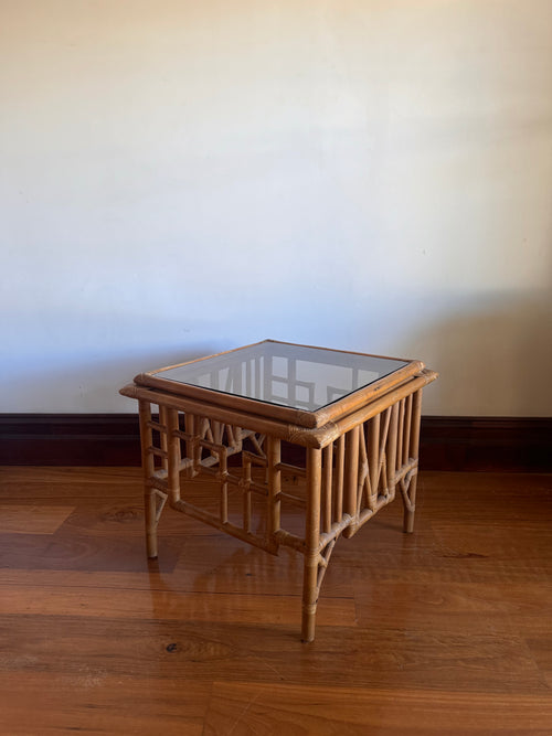 1970s Cane Coffee Table
