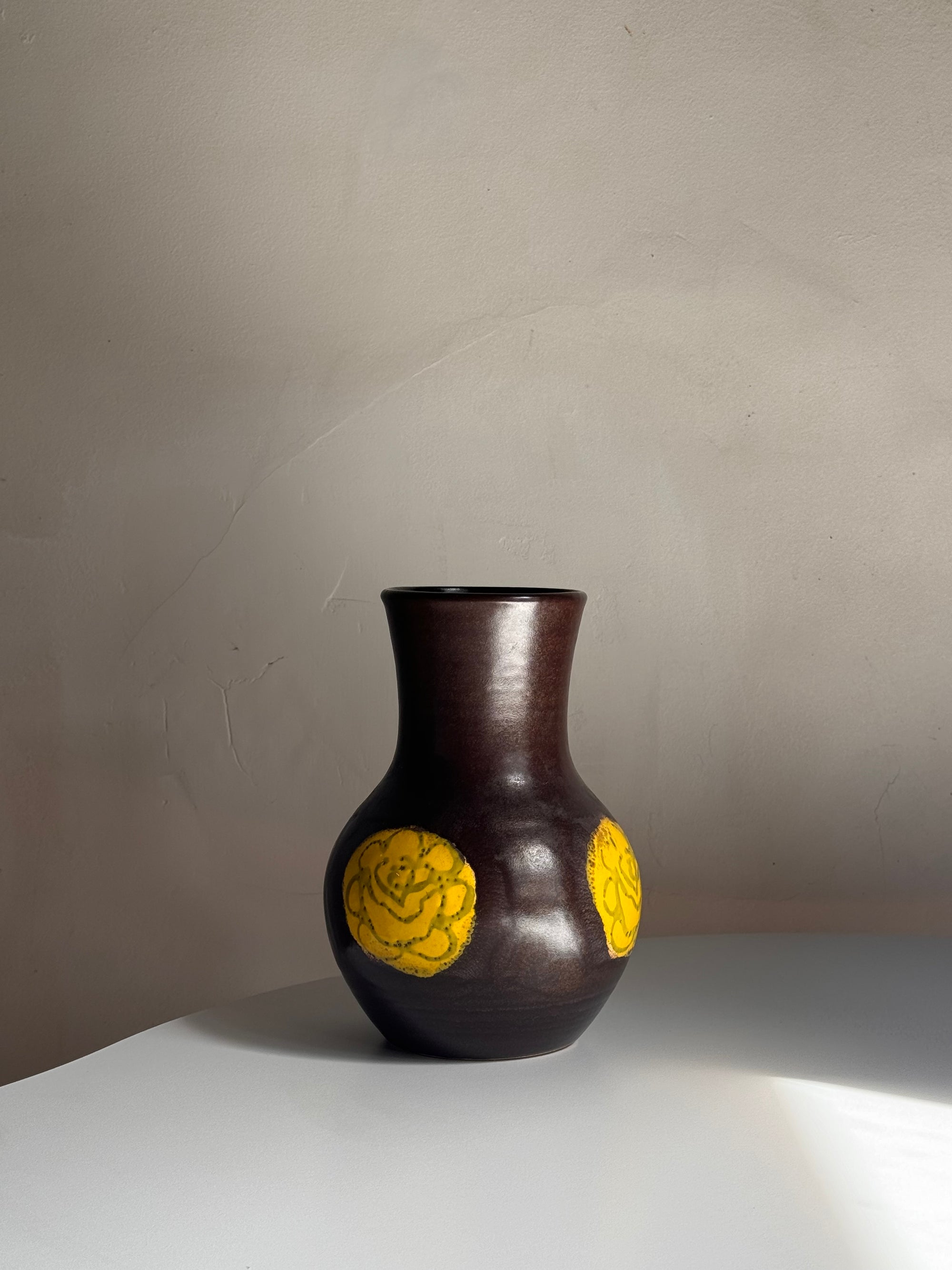 German Glazed Flower Vase