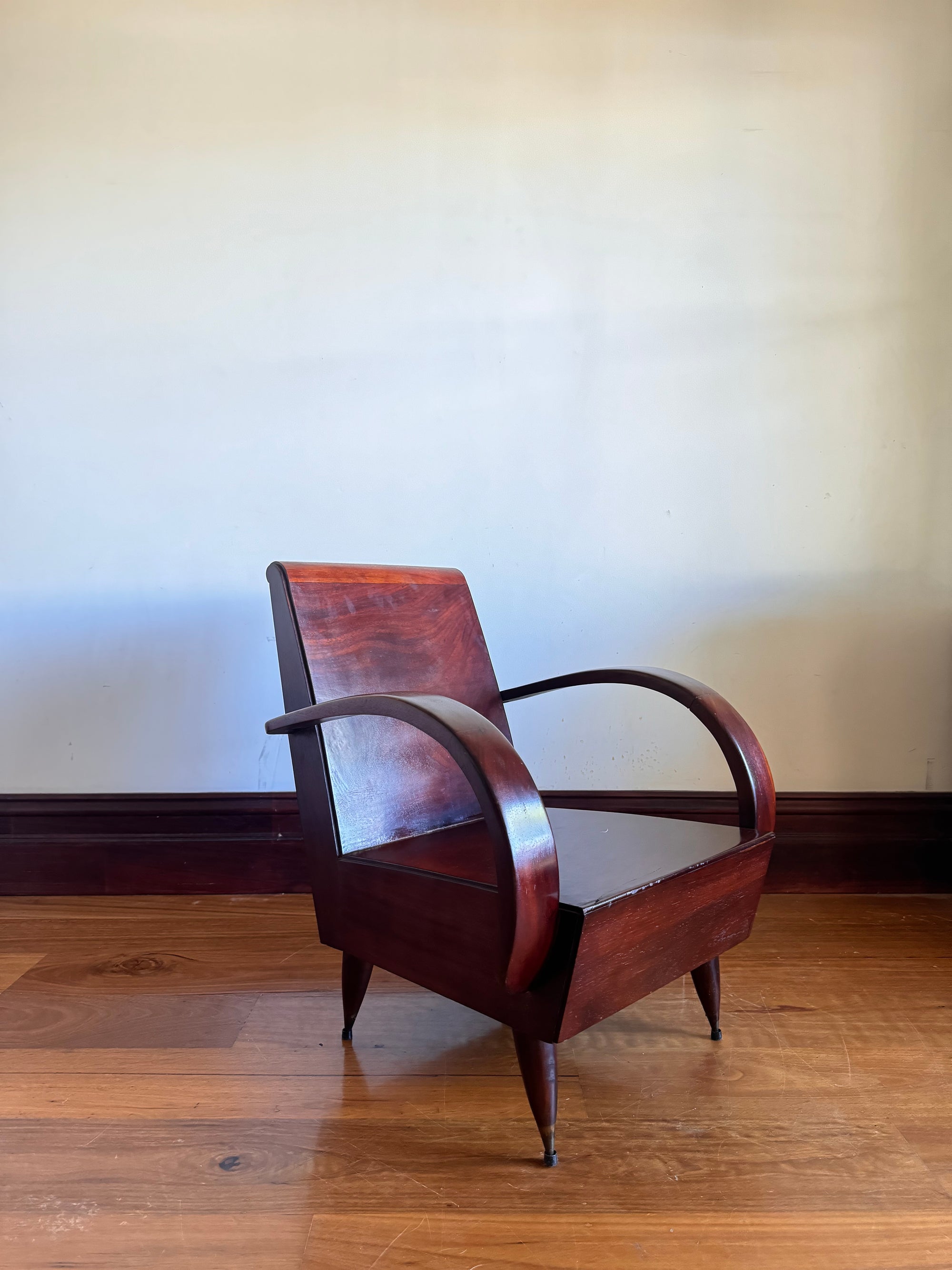 Hooped Mid Century Armchairs