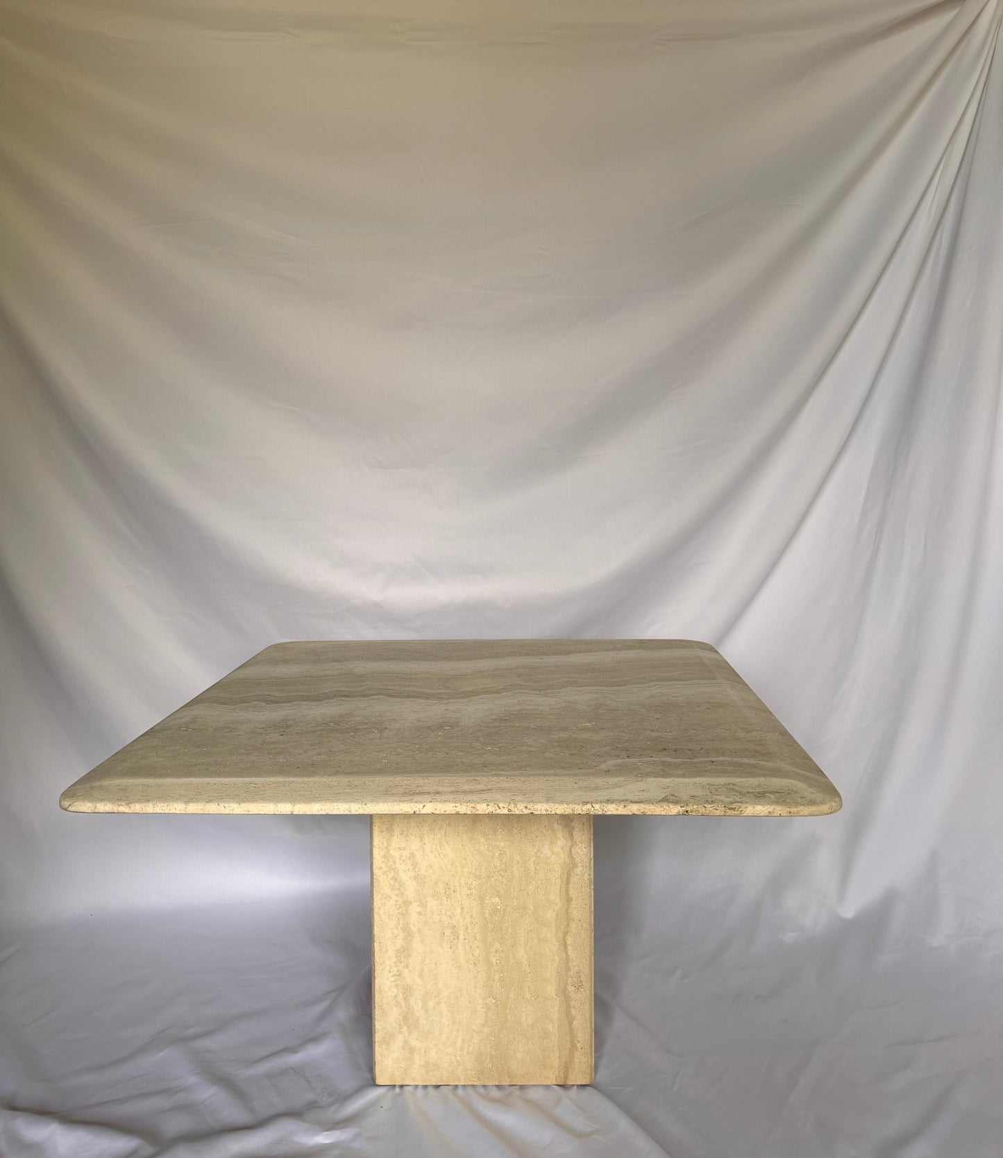 Travertine Outdoor Table.