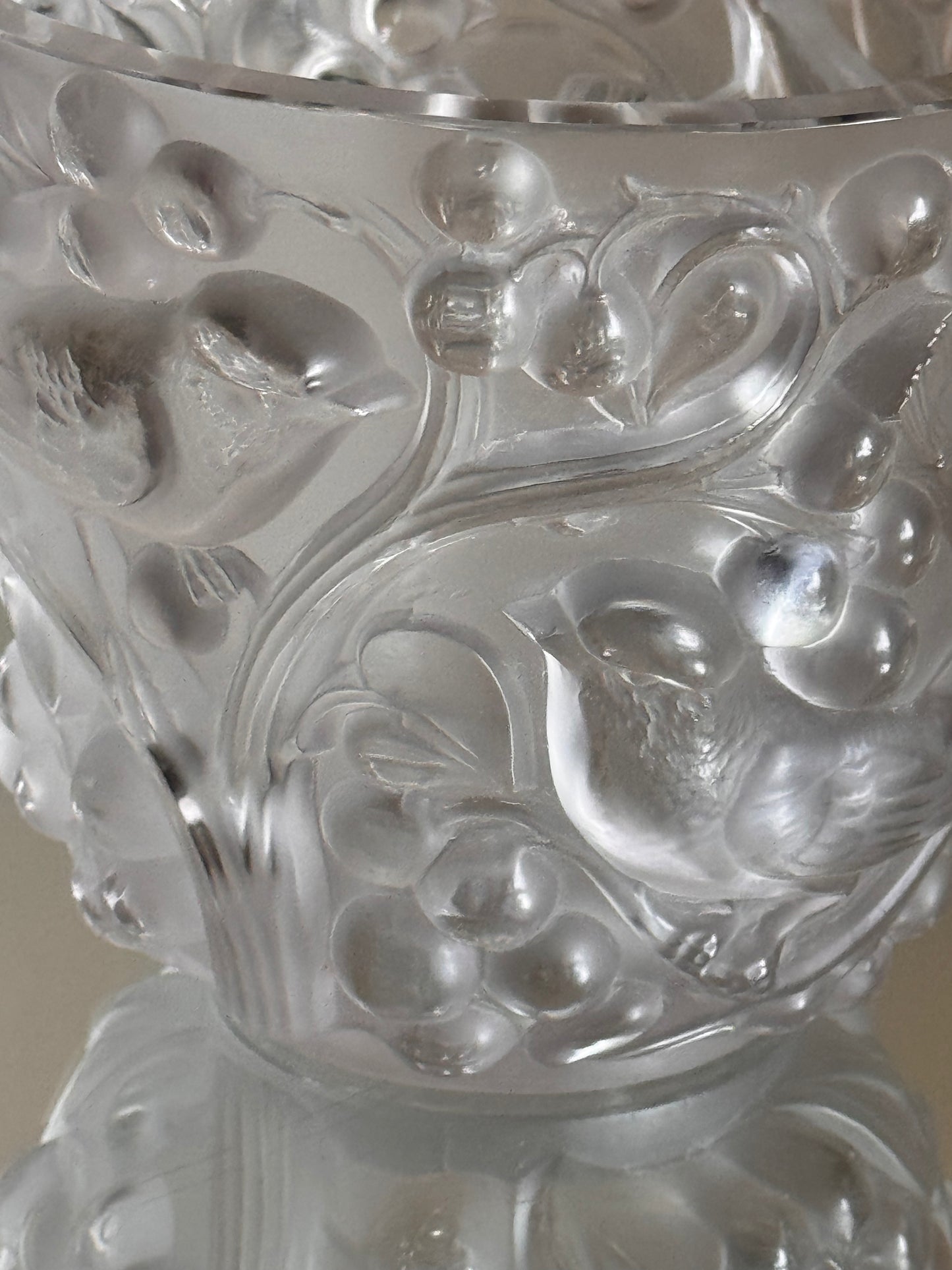 Vintage Avallon Vase by René Lalique